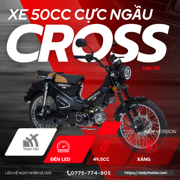 Cross Sport 50cc Mới